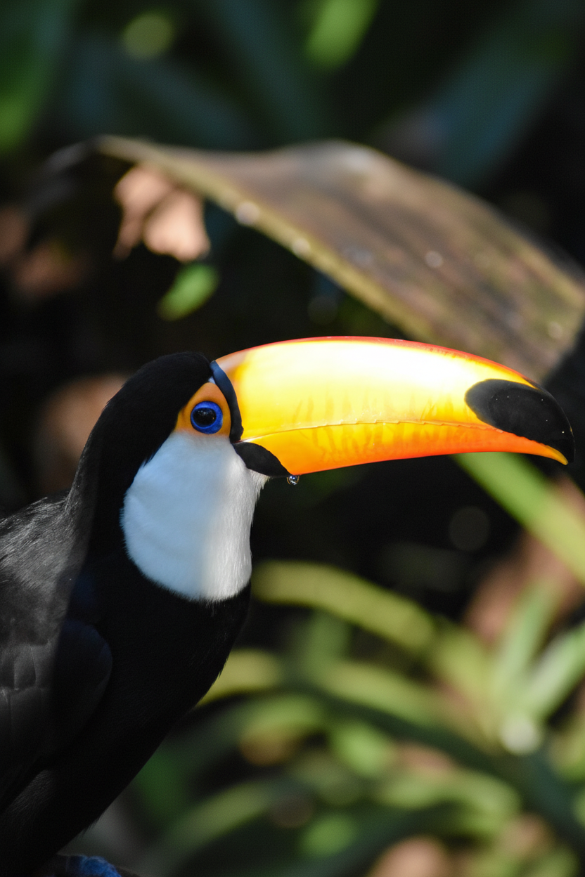 Tucano – Fotografia wildlife verticale per Pinterest | Foresta Amazzonica Brasile