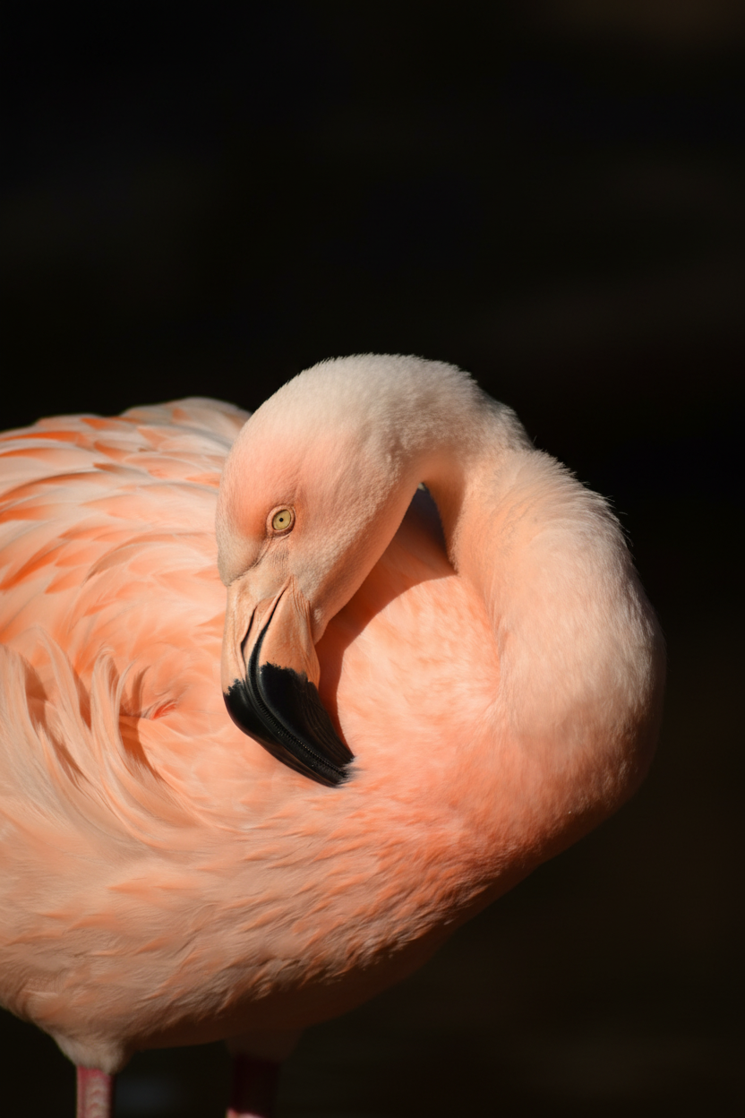 Fenicottero – Fotografia wildlife verticale per Pinterest | Brasile